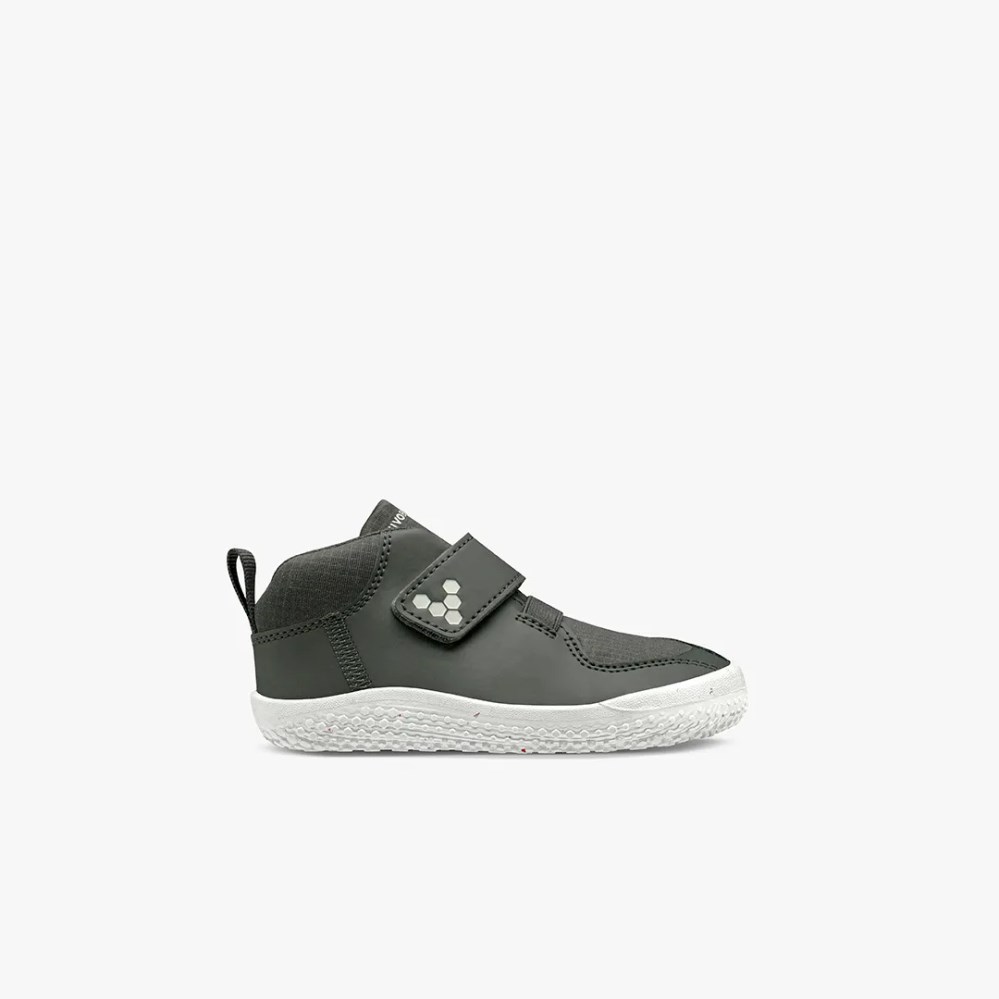 Vivobarefoot Primus II All Weather Toddlers Trainers Dark Green UK LAOJ